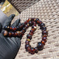 92 gr Small Beads Combination Necklace Indonesian Dark Red Amber for Healing FR74