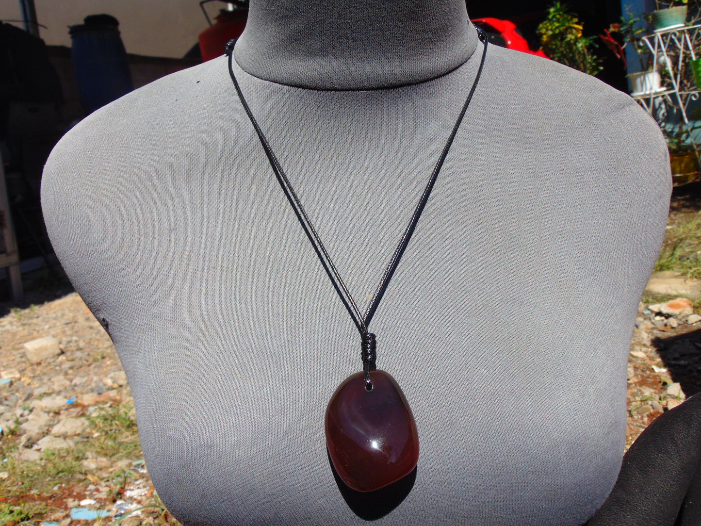 24 gram Pendant Indonesian Crystal Red Amber for Healing 26Y251