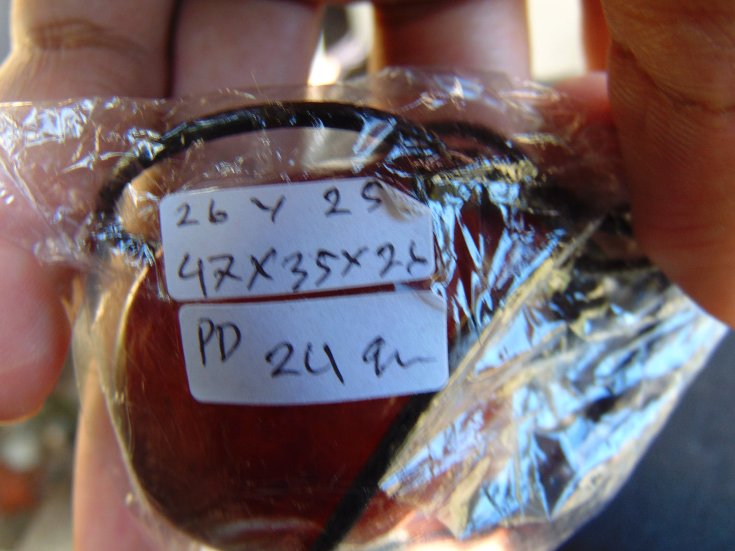 24 gram Pendant Indonesian Crystal Red Amber for Healing 26Y251