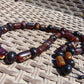 67 gr Small Beads Combination Necklace Indonesian Dark Red Amber for Healing FR82