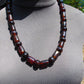 67 gr Small Beads Combination Necklace Indonesian Dark Red Amber for Healing FR82