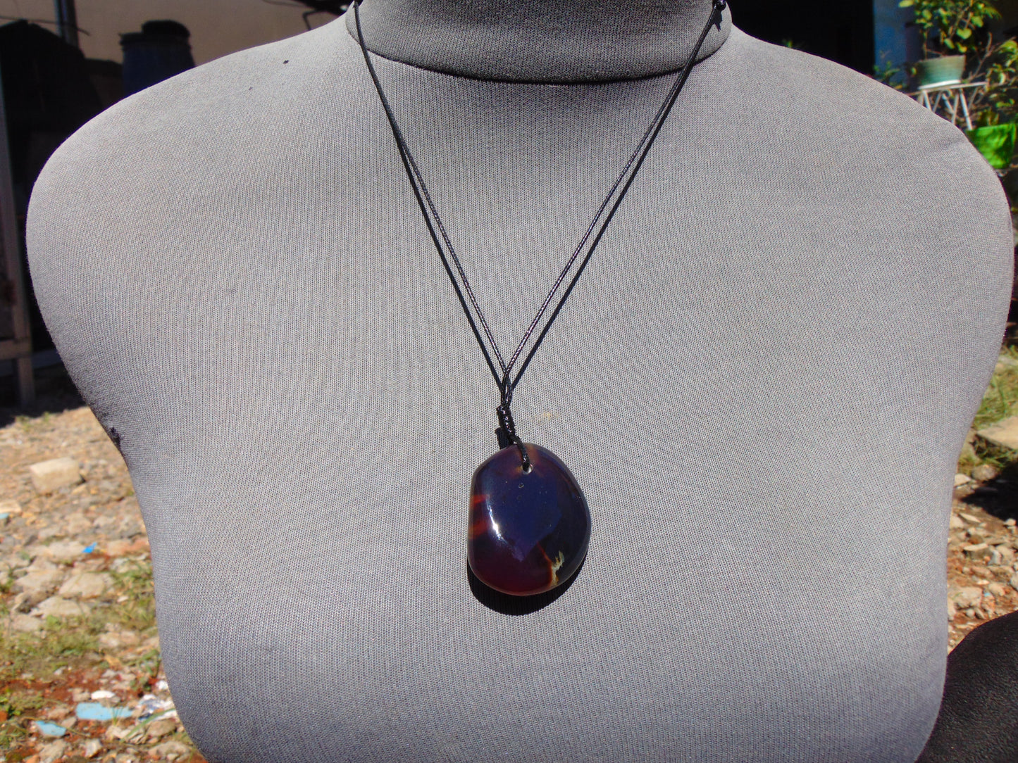 13 gram Pendant Indonesian Blue Amber for Healing 26Y187