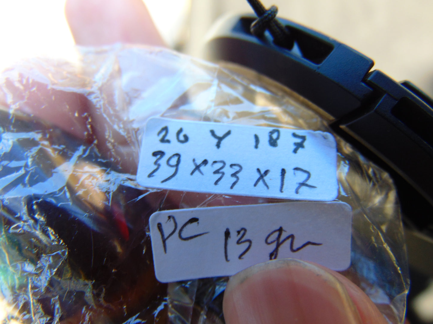 13 gram Pendant Indonesian Blue Amber for Healing 26Y187
