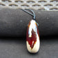 12 gr Teardrop Pendant Indonesian white Amber for Healing 25N80