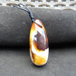12 gr Teardrop Pendant Indonesian white Amber for Healing 25N80