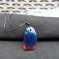 15 gr Teardrop Pendant Indonesian blue Amber for Healing PCN358