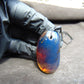 15 gr Teardrop Pendant Indonesian blue Amber for Healing PCN358