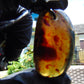 15 gr Teardrop Pendant Indonesian blue Amber for Healing PCN358