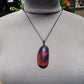 15 gr Teardrop Pendant Indonesian blue Amber for Healing PCN358