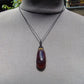 10 gr Teardrop Pendant Indonesian blue Amber for Healing 25A44