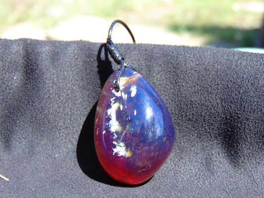 14 gram Pendant Indonesian Blue Amber for Healing 26N172
