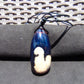 31 gr Teardrop Pendant Indonesian blue Amber for Healing 25N84