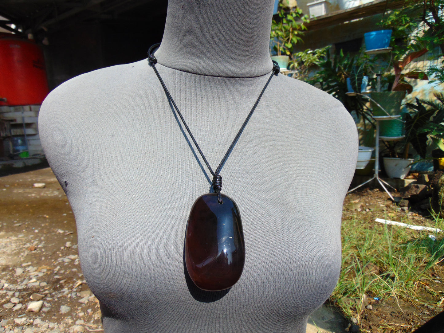 56 gram Big Pendant Indonesian Blue Amber for Healing 26A390