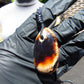 16 gr Teardrop Pendant Indonesian white Amber for Healing 25A63