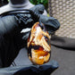 16 gr Teardrop Pendant Indonesian white Amber for Healing 25A63