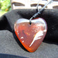 7 gr Heart Pendant Indonesian Amber for Healing 25A280