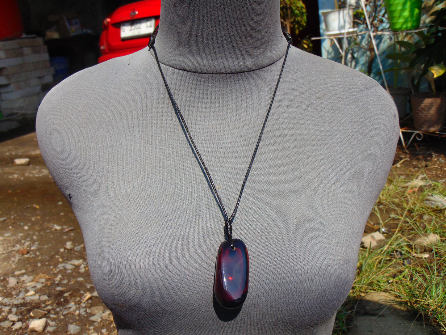 19 gram Pendant Indonesian AAAAA Blue Amber for Healing 26Y231