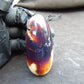 39 gr Teardrop Pendant Indonesian white Amber for Healing 25Y51