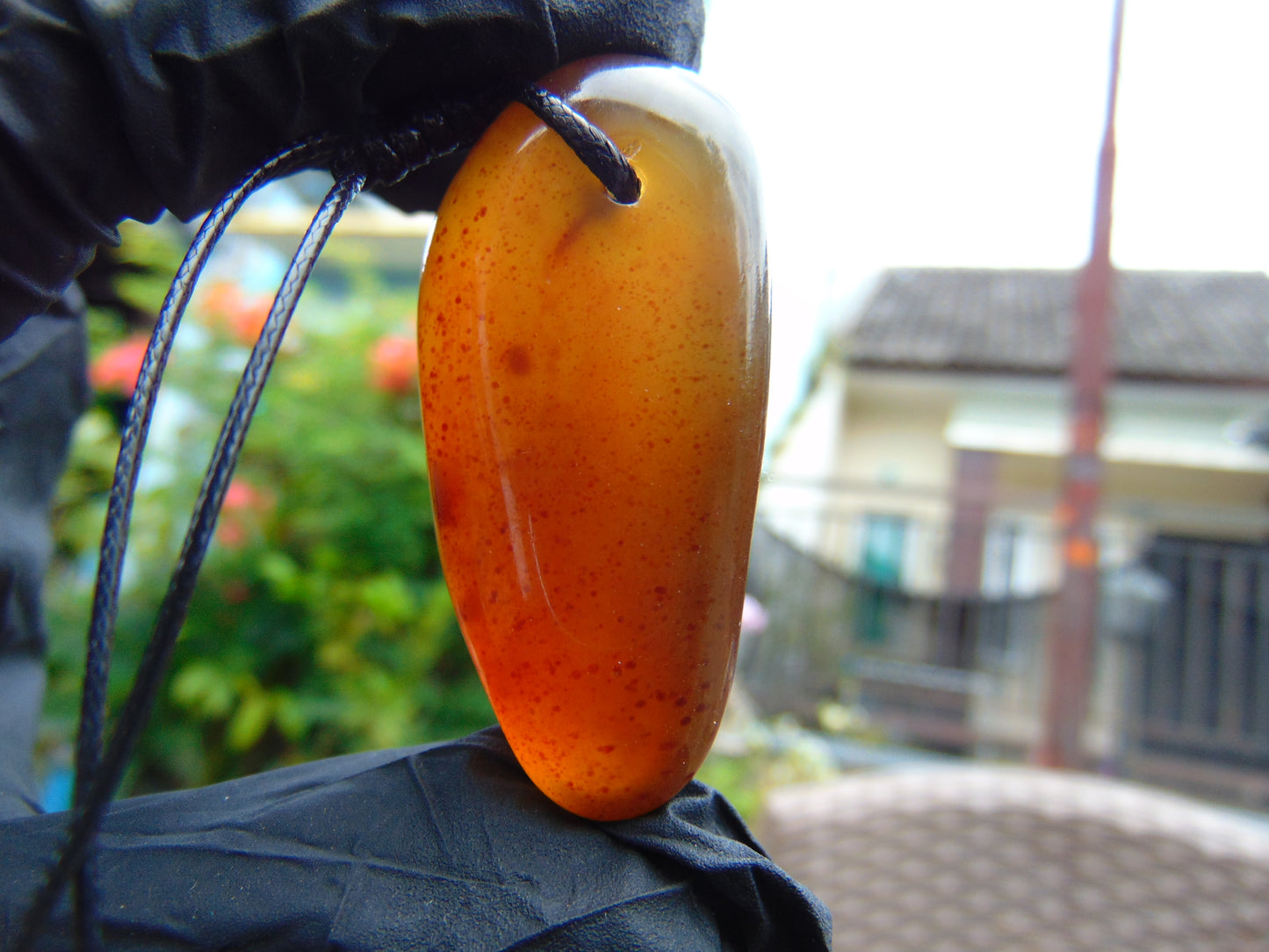 12 gram Pendant Indonesian Blue Amber for Healing PCA567