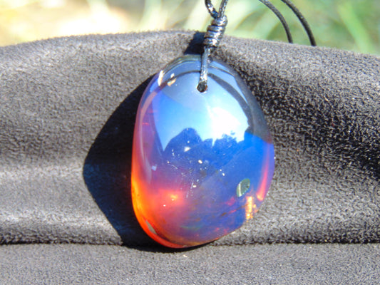 16 gram Pendant Indonesian AAAAA Blue Amber for Healing 26Y220
