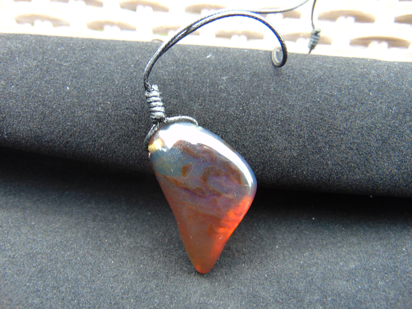 11 gram Pendant Indonesian Blue Amber for Healing PC29