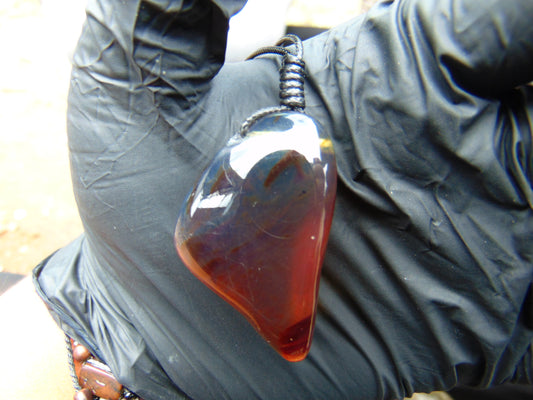 11 gram Pendant Indonesian Blue Amber for Healing PC29