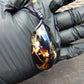 20 gr Teardrop Pendant Indonesian white Amber for Healing 25Y4A