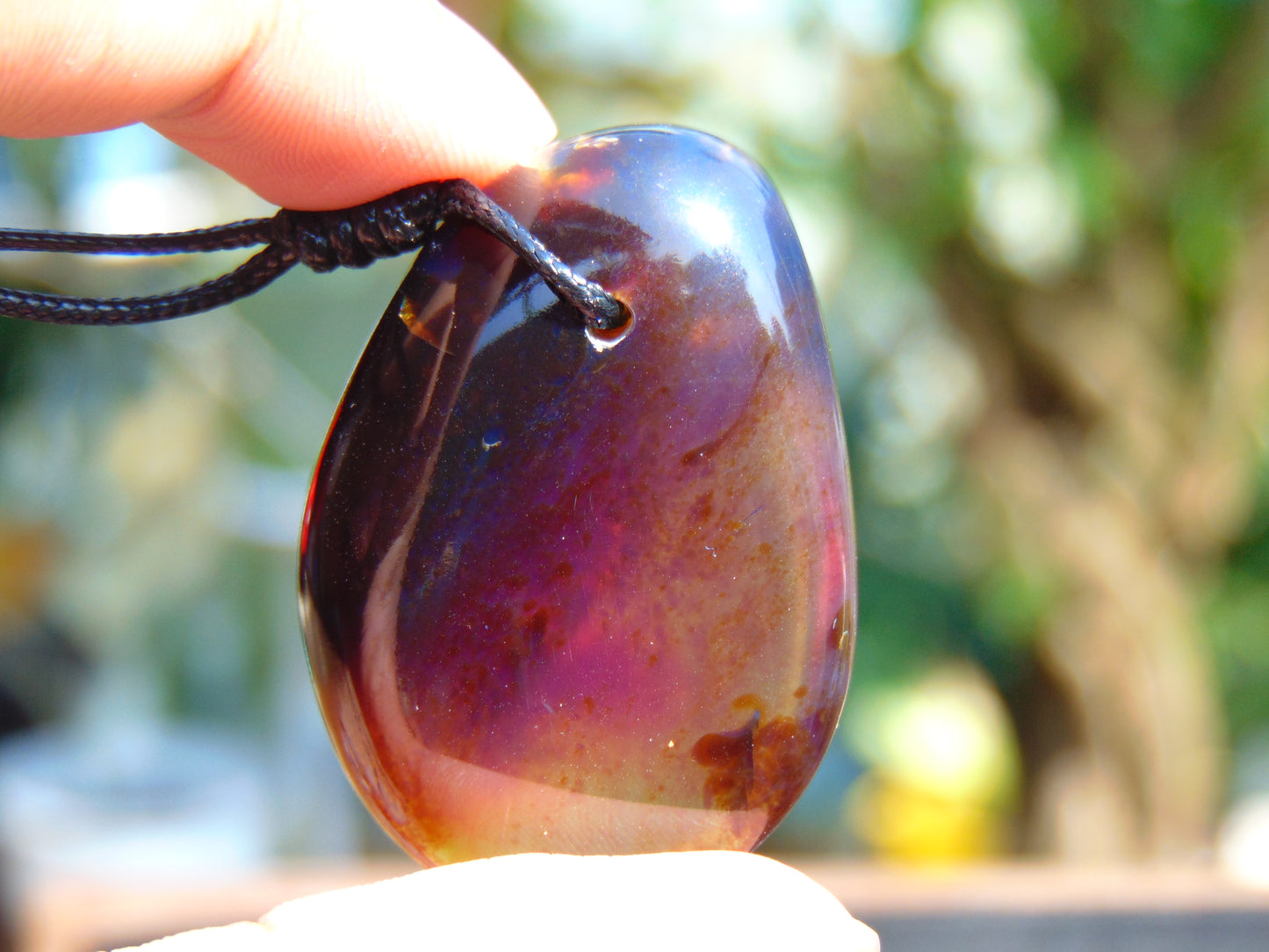 12 gram Pendant Indonesian Blue Amber for Healing 26Y188