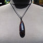 16 gr Teardrop Pendant Indonesian blue Amber for Healing 25Y21
