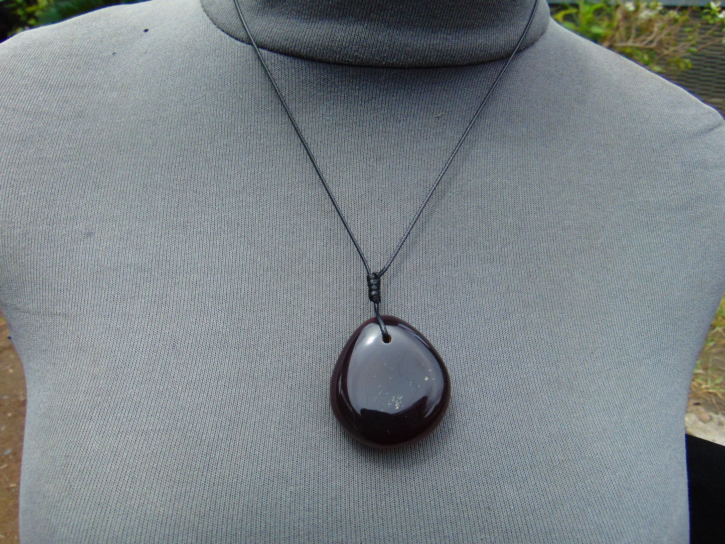 13 gram Pendant Indonesian Blue Red Amber for Healing PCA843