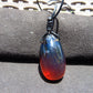 16 gr Teardrop Pendant Indonesian blue Amber for Healing 25Y11