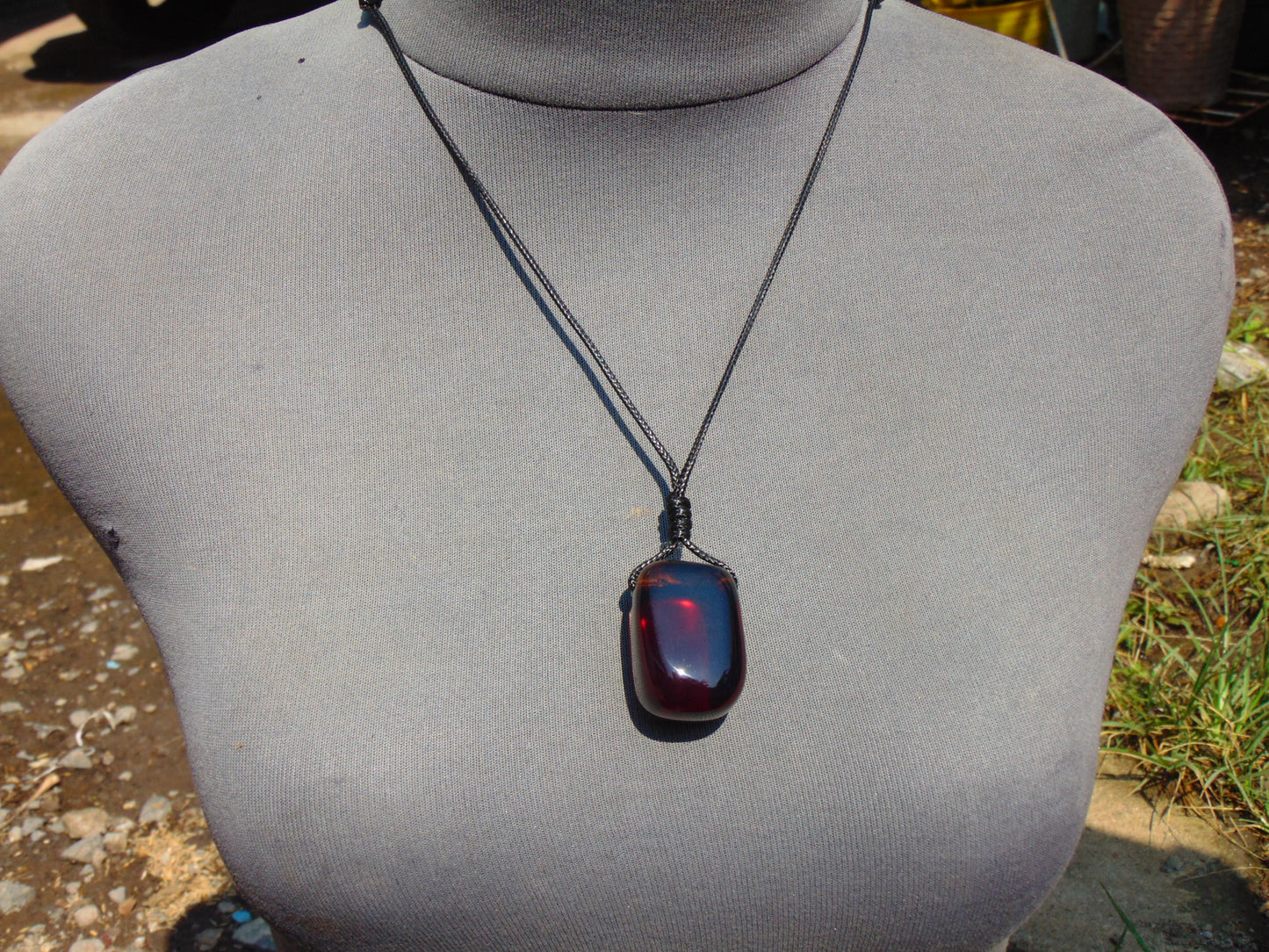 18 gram Pendant Indonesian AAA Blue Amber for Healing 26Y253