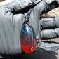 16 gr Teardrop Pendant Indonesian blue Amber for Healing 25Y11
