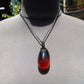 16 gr Teardrop Pendant Indonesian blue Amber for Healing 25Y11