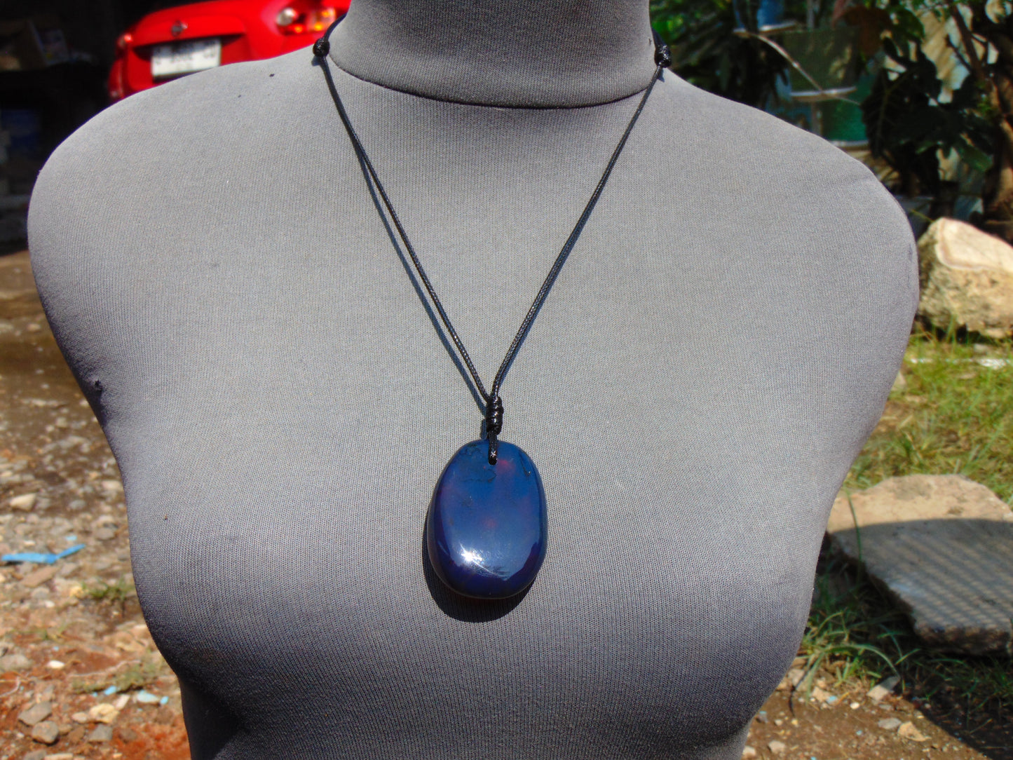 17 gram Pendant Indonesian Blue Amber for Healing 26Y254