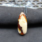 10 gr Teardrop Pendant Indonesian white Amber for Healing 25A51