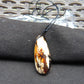 10 gr Teardrop Pendant Indonesian white Amber for Healing 25A51