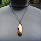 10 gr Teardrop Pendant Indonesian white Amber for Healing 25A51