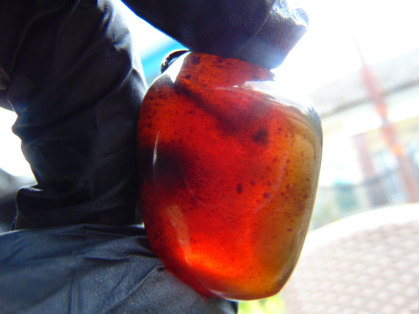 11 gram Pendant Indonesian Blue Amber for Healing PCA389
