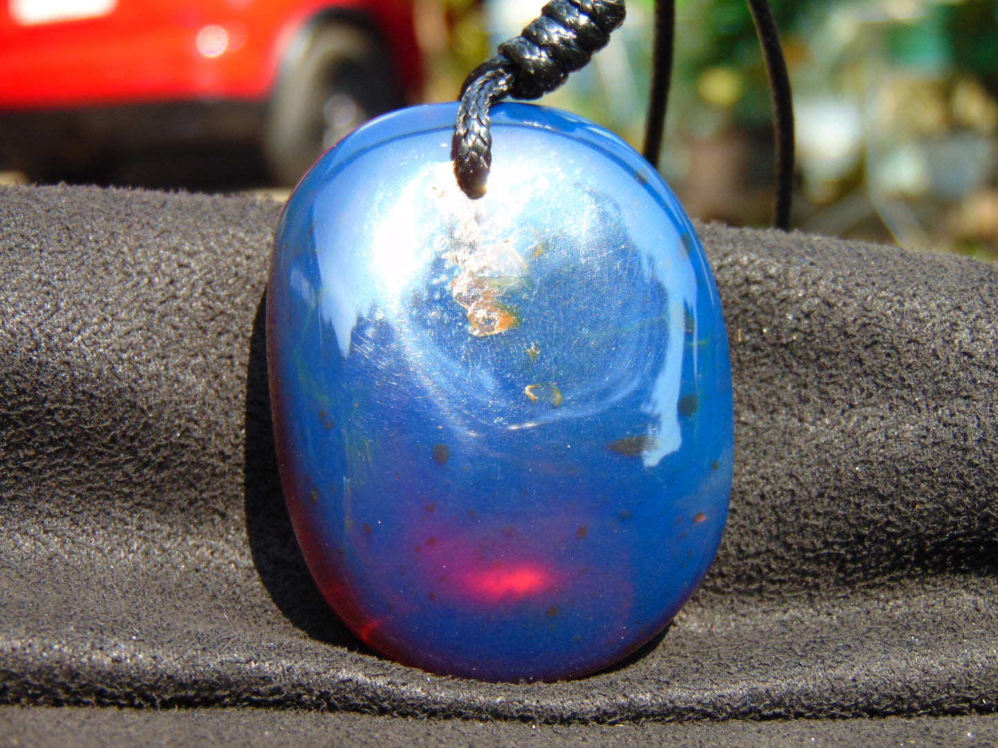 18 gram Pendant Indonesian Blue Amber for Healing 26N159