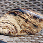 378 gram Slim Slab Polished 21x13x2 cm Indonesian Zebra White Amber for Healing AR97