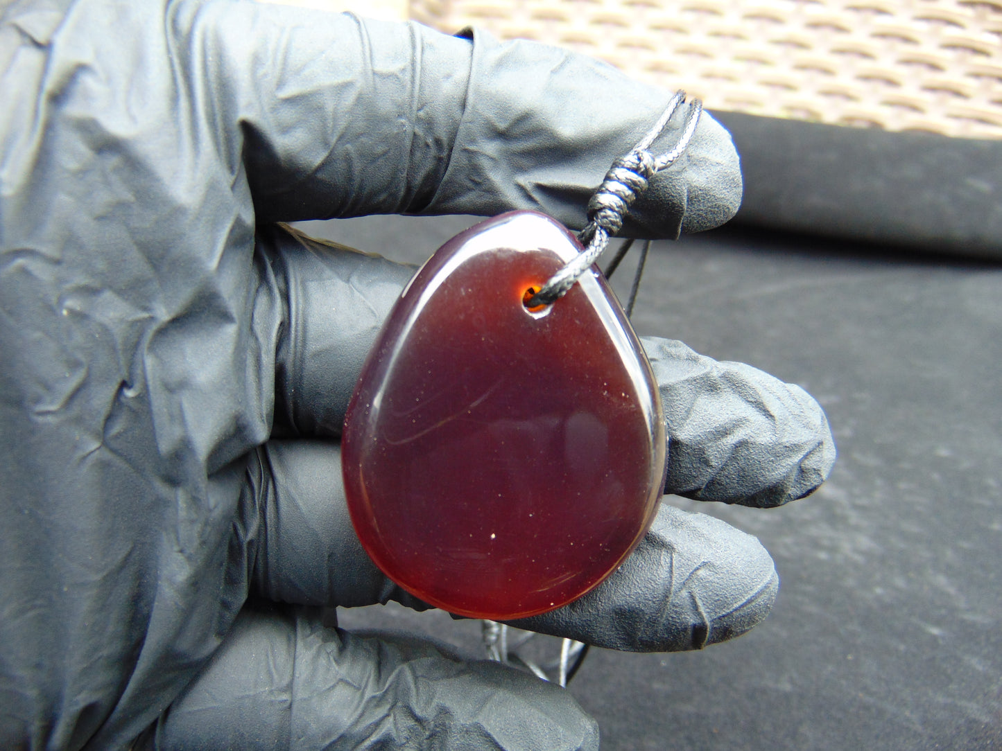 11 gram Pendant Indonesian Blue Amber for Healing PCY501
