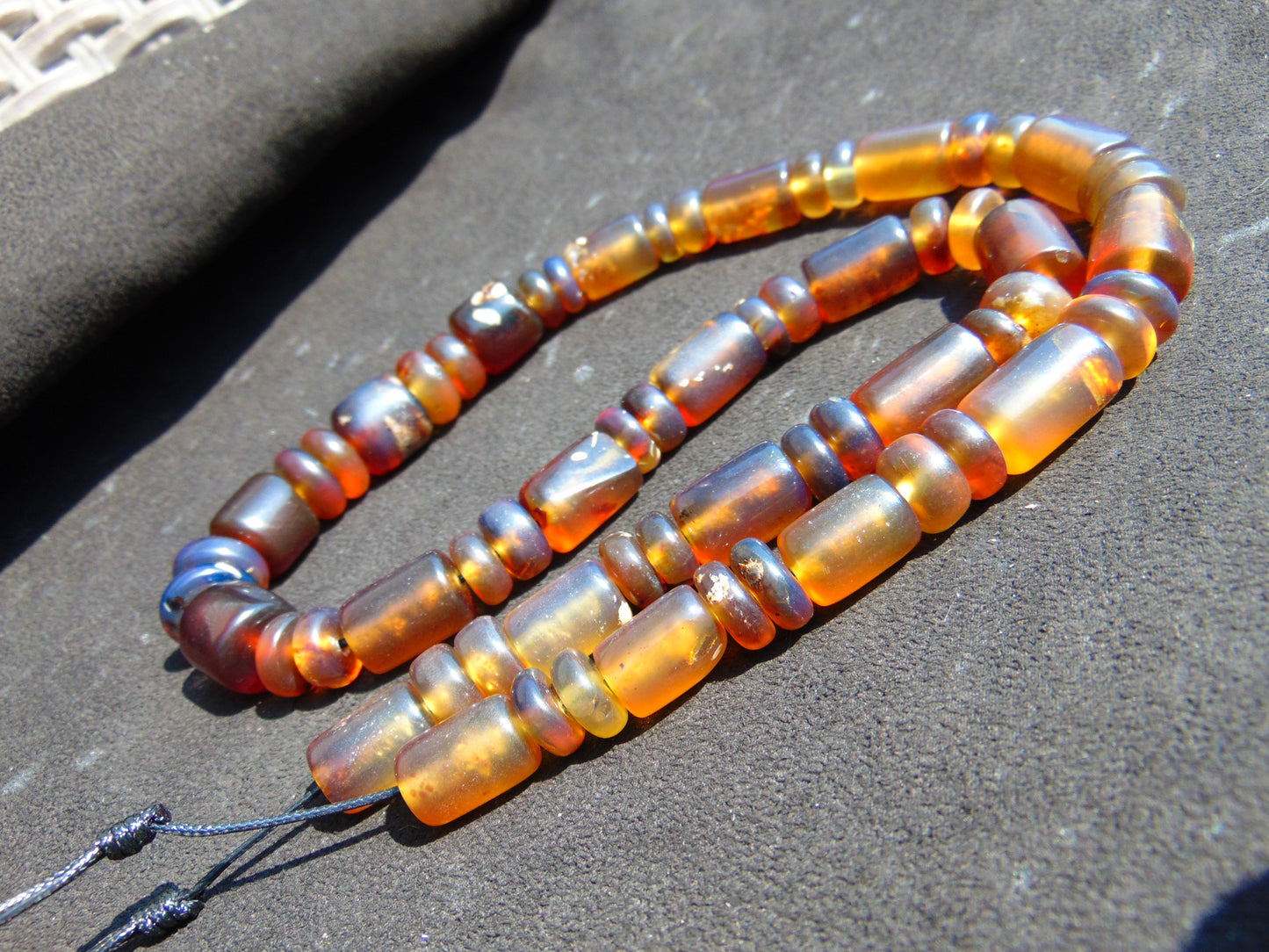 69 gram Small Beads Combination Necklace Indonesian Amber for Healing NK26