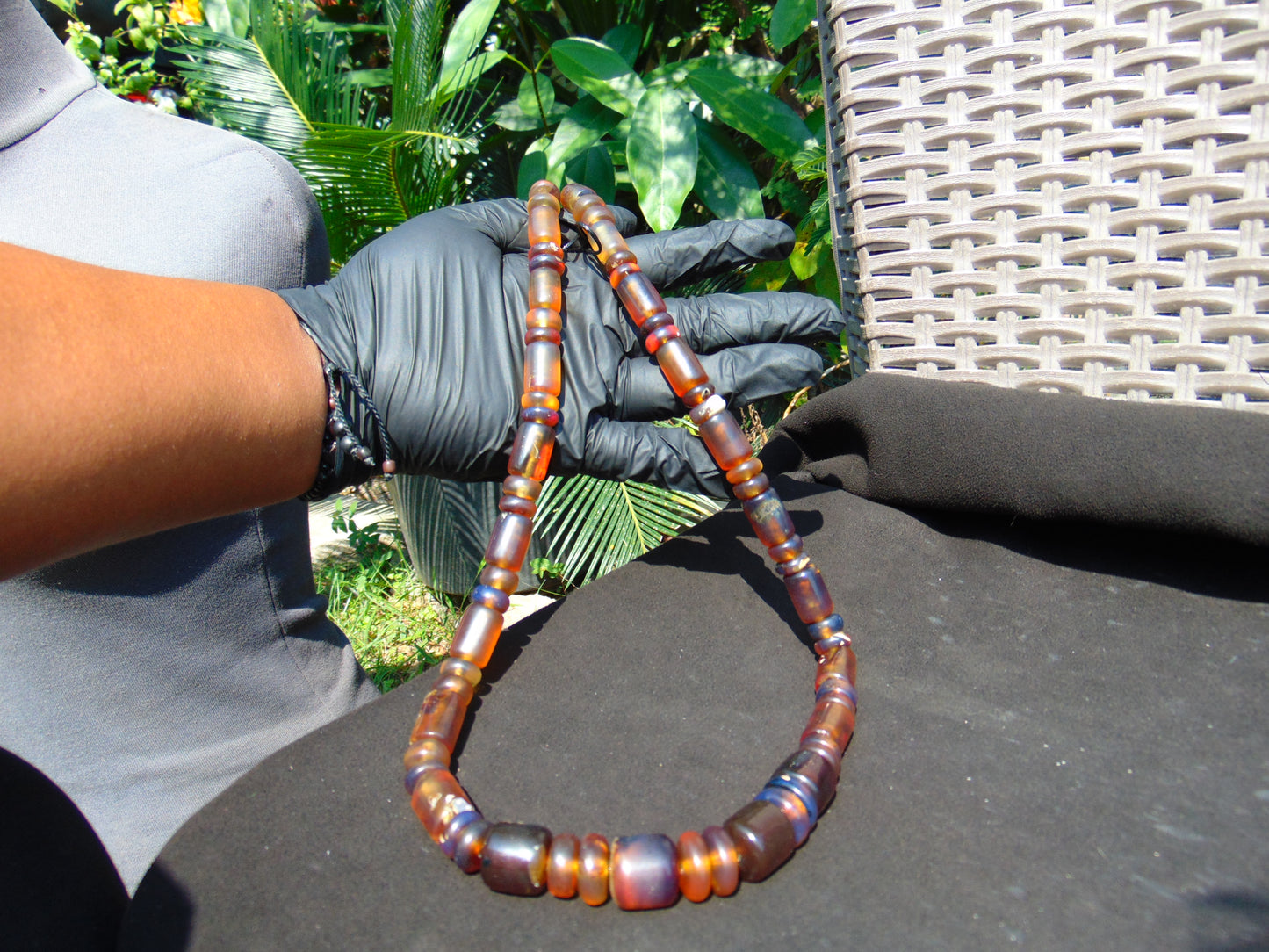 69 gram Small Beads Combination Necklace Indonesian Amber for Healing NK26
