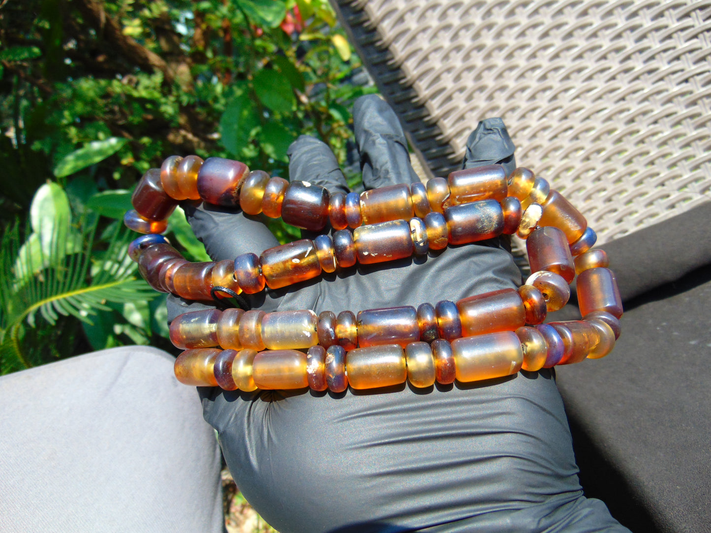 69 gram Small Beads Combination Necklace Indonesian Amber for Healing NK26