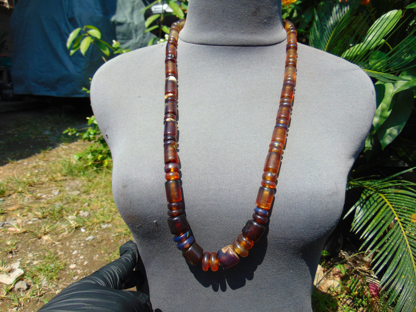 69 gram Small Beads Combination Necklace Indonesian Amber for Healing NK26