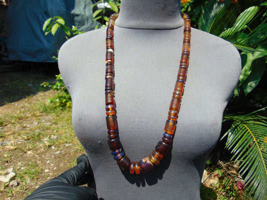 69 gram Small Beads Combination Necklace Indonesian Amber for Healing NK26