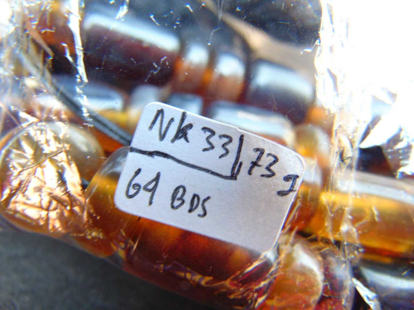 73 gram Small Beads Combination Necklace Indonesian Amber for Healing NK33