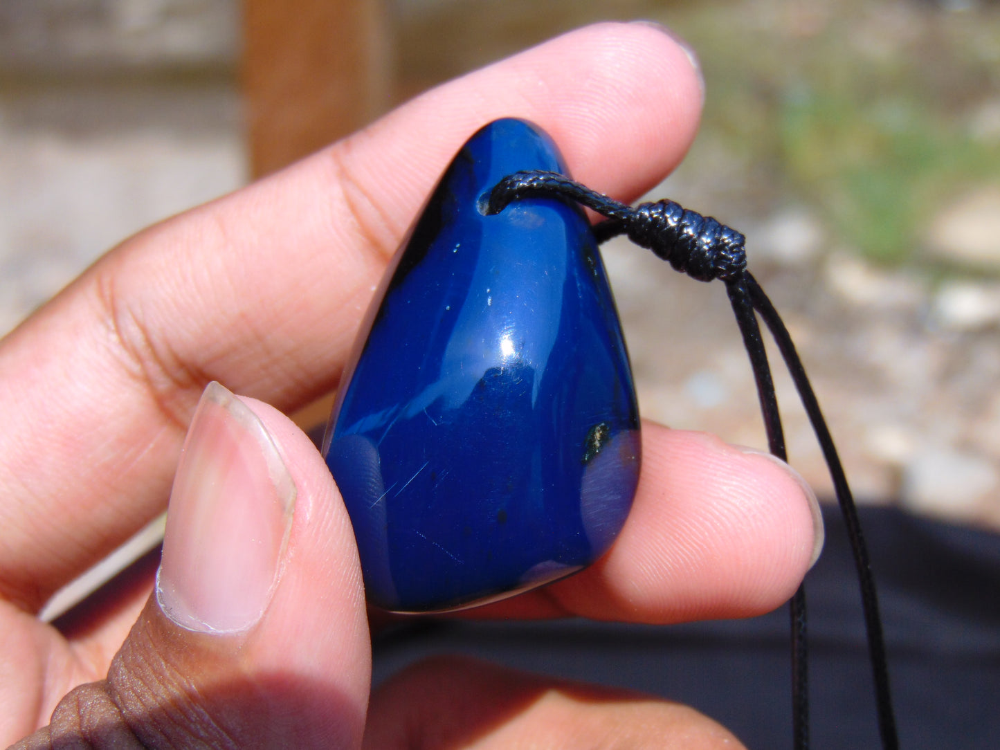 6 gram Pendant Indonesian Blue Amber for Healing 26Y255