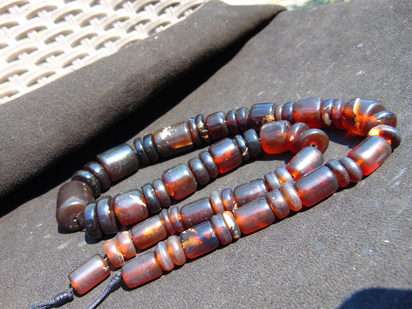 105 gram Small Beads Combination Necklace Indonesian Amber for Healing NK32